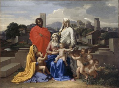 神聖な家族 作： Nicolas Poussin